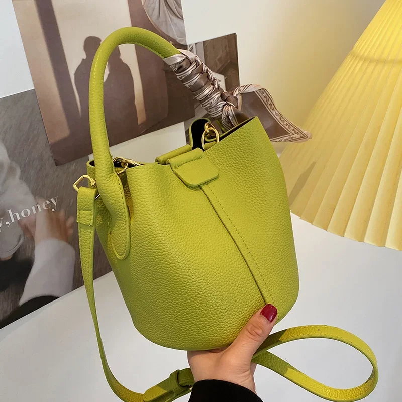 Interior Design Elegant - High Quality Bucket Bag Women Crossbody