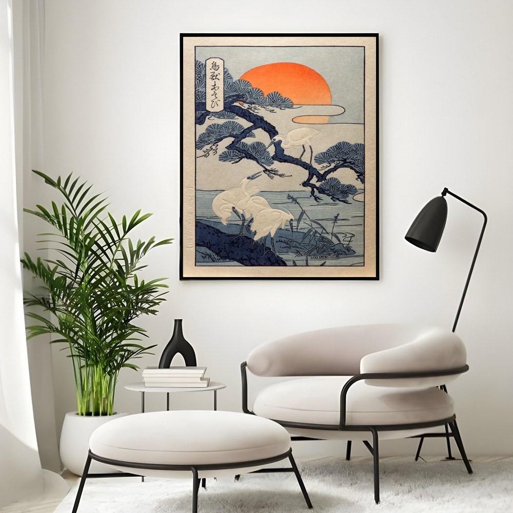 Japanese Painting Poster Room  - Interior Design Japan recension och pris