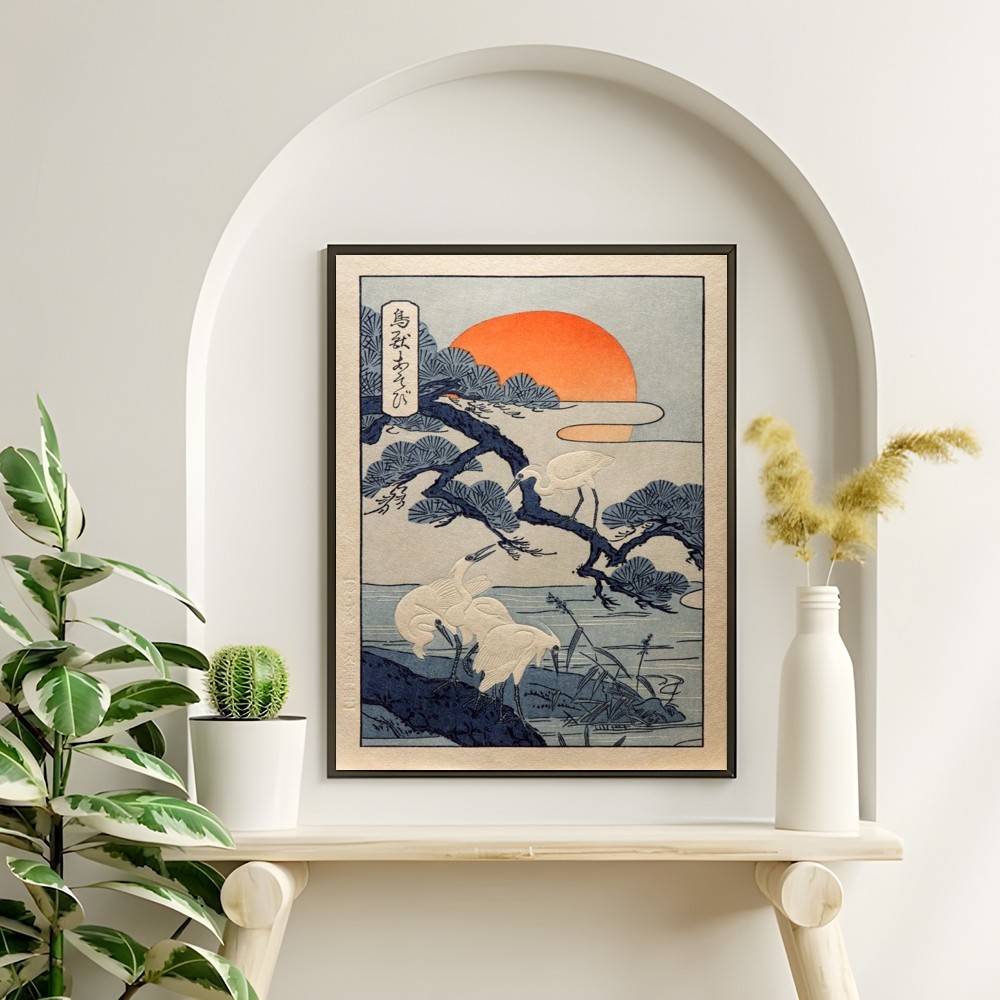 Japanese Painting Poster Room  - Interior Design Japan recension och pris