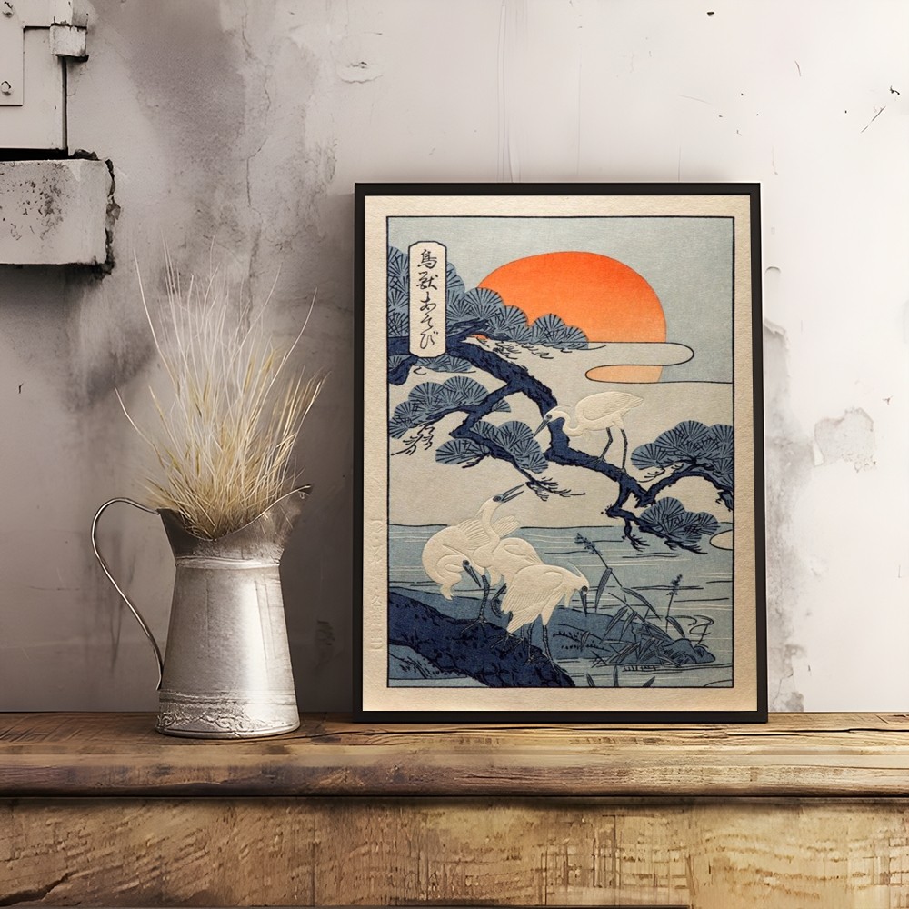 Japanese Painting Poster Room  - Interior Design Japan recension och pris