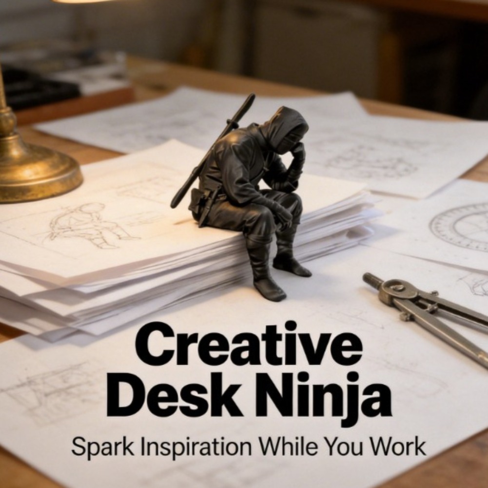 Japanese Seated Ninja Figurine - Interior Design Japan recension och pris