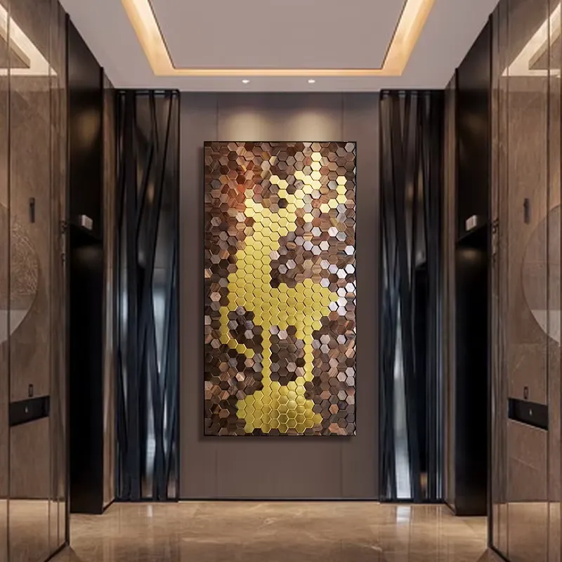 Natural Walnut 3D Wooden Wall  - Interior Design Modern recension och pris