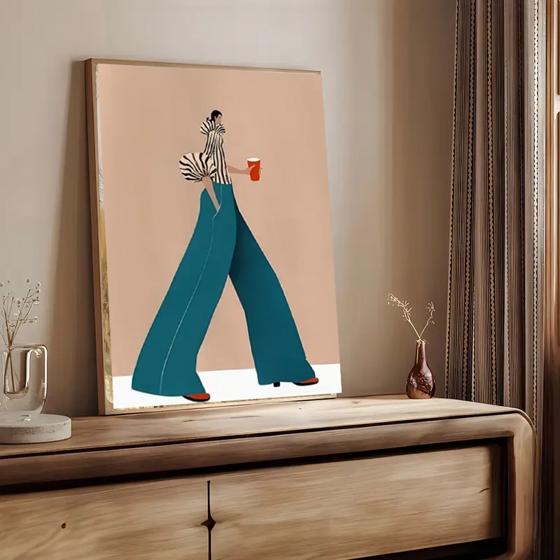 Fashionable Blue Pants Woman P - Interior Design Modern recension och pris