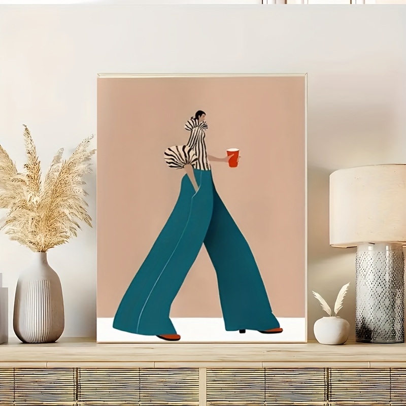 Fashionable Blue Pants Woman P - Interior Design Modern recension och pris